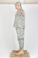  Photos Army Man in Camouflage uniform 6 20th century US Air force camouflage t poses whole body 0001.jpg